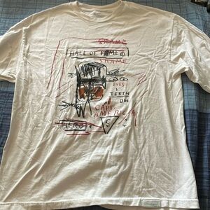 XL white basquiat long sleeve
